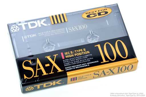 1990 TDK SA-X 100